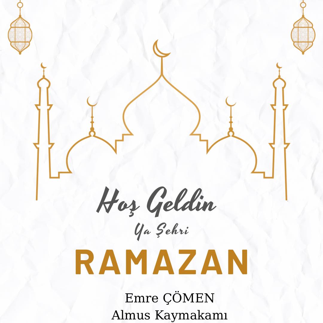 Kaymakamımız Sayın Emre ÇÖMEN'in Ramazan Mesajı.